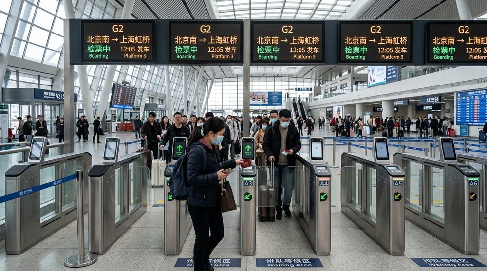 Automated Boarding Gate in High Speed Train Station