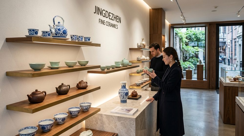 Concurrido mercado de artesanía y antigüedades de Panjiayuan en Pekín con compradores regateando