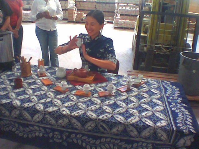 Traditional Chinese Gongfu tea ceremony set and tasting cups