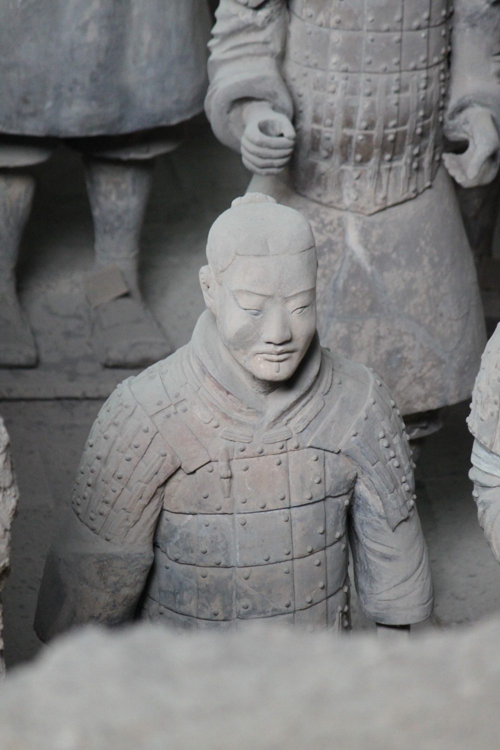Archaeological excavation Pit 1 at Terracotta Army Museum in Xi'an